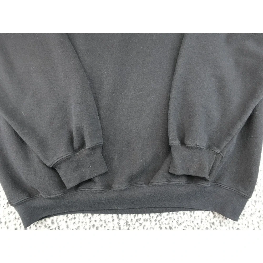 Gildan Ultra Blend Mens XL Black Crewneck‎ Sweatshirt Embroidered Dragon Graphic - Picture 4 of 10